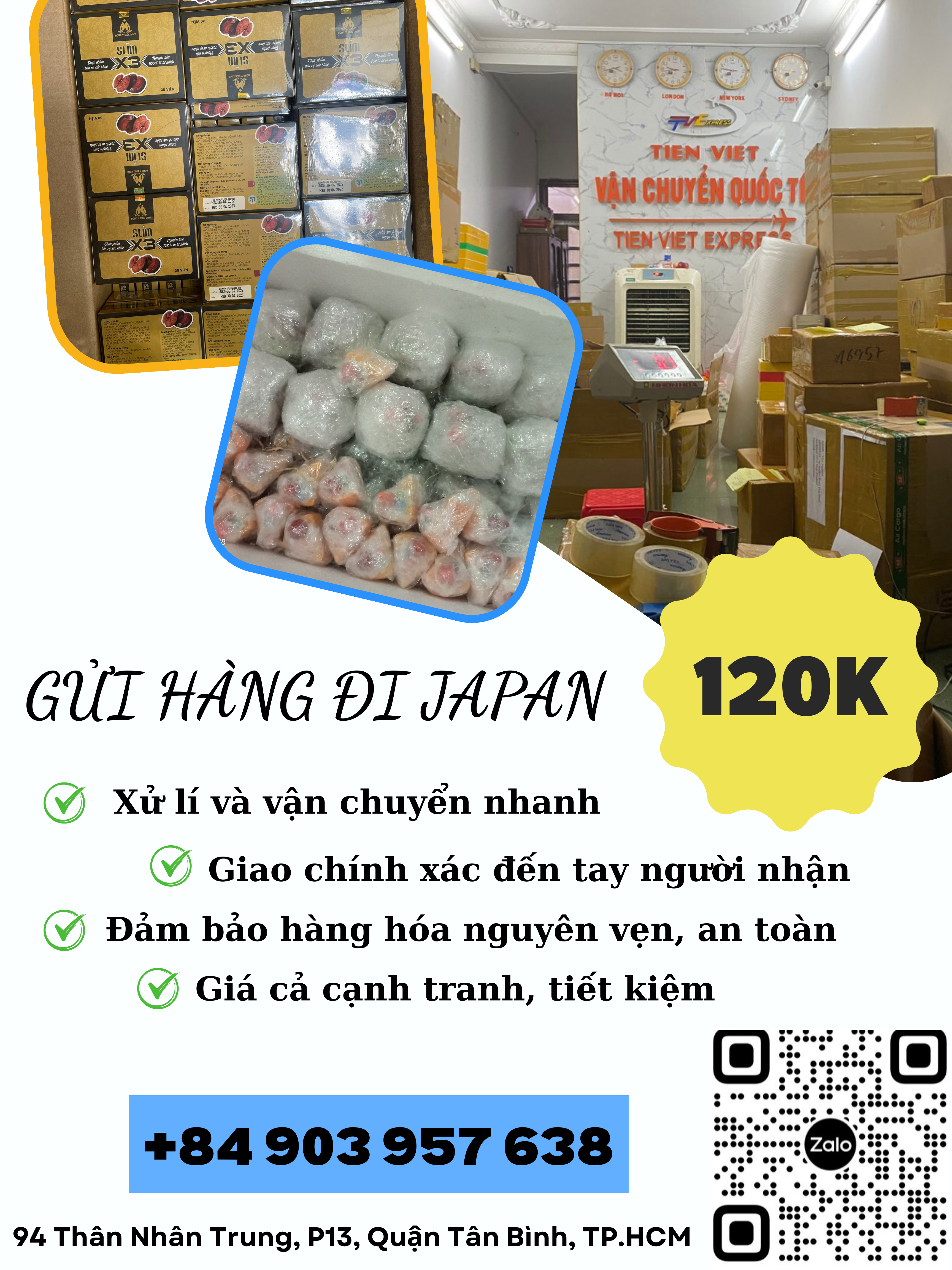 Gửi hàng đi Nhật Bản  - Tiến Việt Express